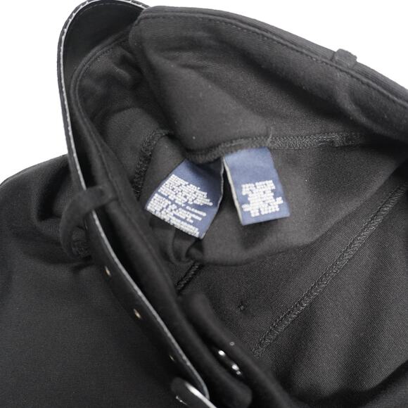 Anne Klein black midi length skirt with belt made in USA sz PM - Picture 7 of 7